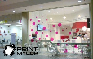 Cherry On Top Frozen Yogurt 2 www.printmycup.com custom printed yogurt cups